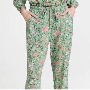 XiRENA Floral Green Track Pants